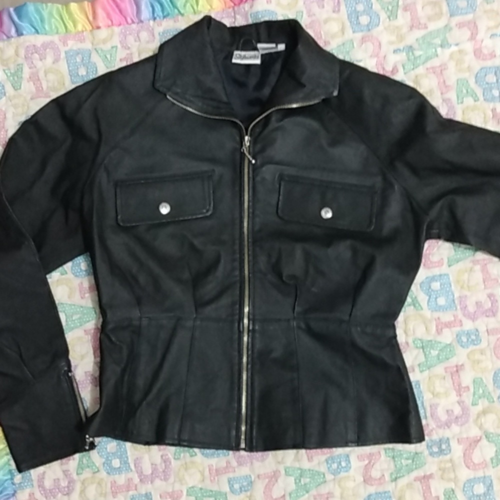 100% Leather jacket & pants